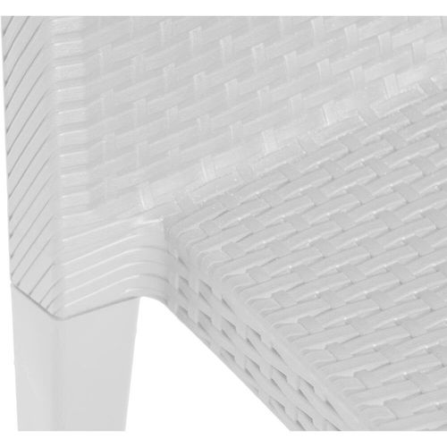Chaise Empilable Effet Rotin