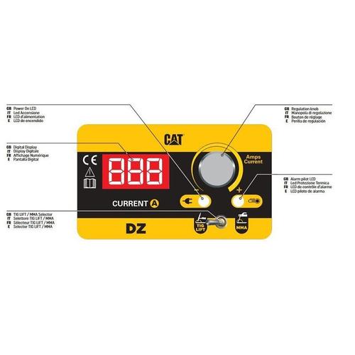 Poste a souder inverter 160A ARC et TIG CATERPILLAR DZ161Professionnel