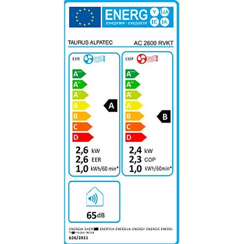 Climatiseur Mobile Réversible 2600w 18m2 Ac2600rvkt