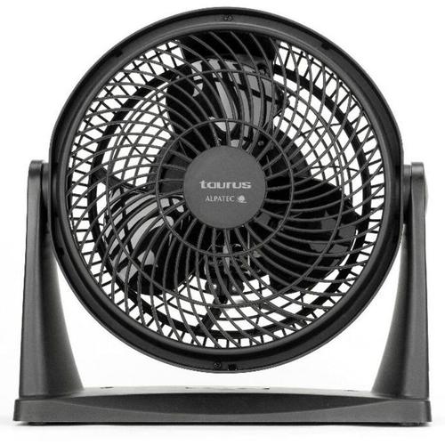 taurus alpatec - ventilateur de bureau 25cm 23w 2 vitesses noir - ice brise mini
