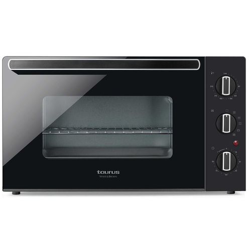 Taurus White and Brown Horizon 45 - Four électrique - convection - 45 litres - 1.5 kWatt - noir/gris