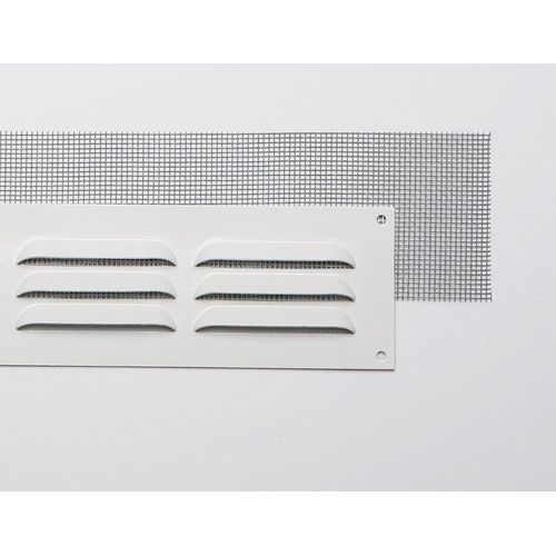 Grille d'aération aluminium laqué, L.5 x l.14 cm