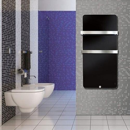 Sèche serviettes Xtal Bagno 600 W Noir