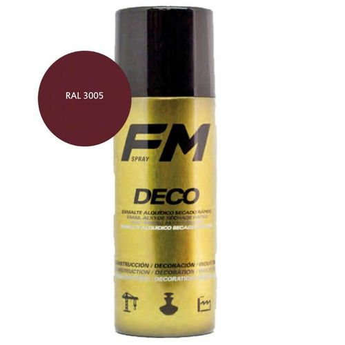 Bombe De Peinture Rouge 400ml Rouge Vin - Ral 3005