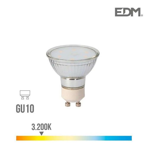 Spot Led Gu10 5w Dicro?Que ?Quivalent ? 40w - Blanc Chaud 3200k
