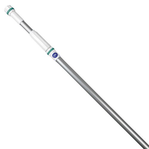Manche télescopique argenté 4,80 m ( 2 x 2,40 m)