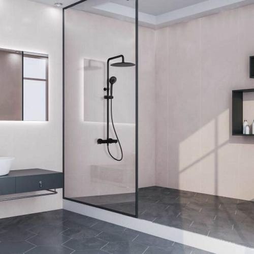 Colonne de douche thermostatique - noir - Blautherm RAMON SOLER