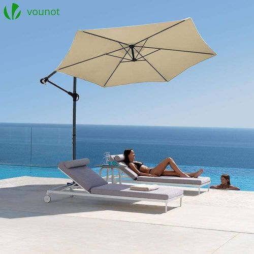 Parasol Deporte 3m Kaki Avec Housse De Protection