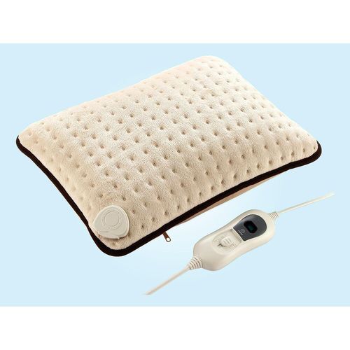 Coussin chauffant textile en laine synthétique 40x30cm