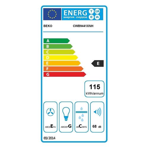 Hotte décorative Beko CWB9441XNH