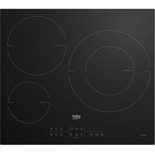Beko HII63205 Table de cuisson à induction Noir - 3 foyers