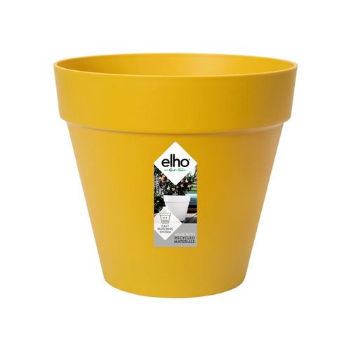 Pot De Fleur Rond Loft Urban - Ø 30 X H.26 Cm - Ocre - Elho