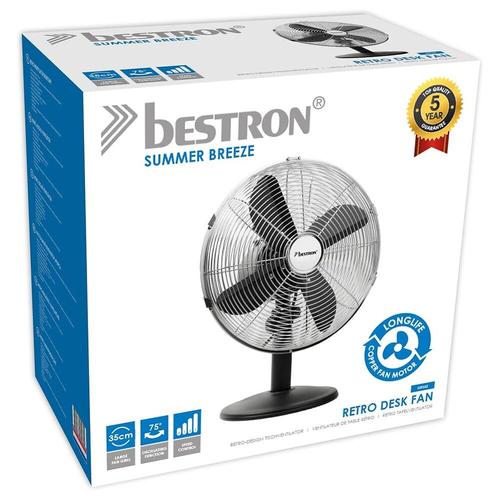 Ventilateur de table 35cm 45w noir - dft35z - bestron