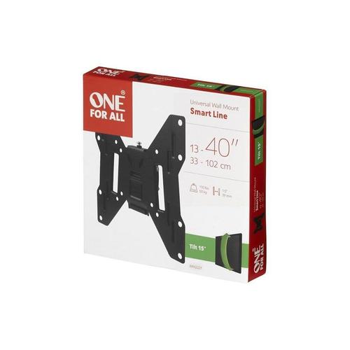 ONE FOR ALL WM2221 Support TV Smart 33-102 cm (13-40'') - Poids max. : 50kgs - Inclinable 15? - Garantie 10 ans