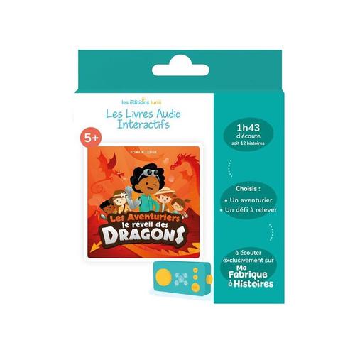 Lunii Coffret Le Réveil Des Dragons - Livre Audio Interactif Dès 5 Ans À Écouter Sur Ma Fabrique À Histoires