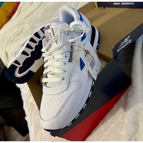 Reebok Blanc Blu 43 Homme ( Ou Femme Dépend )Comme Neuf , Jamais Mis Avec L'étiquette