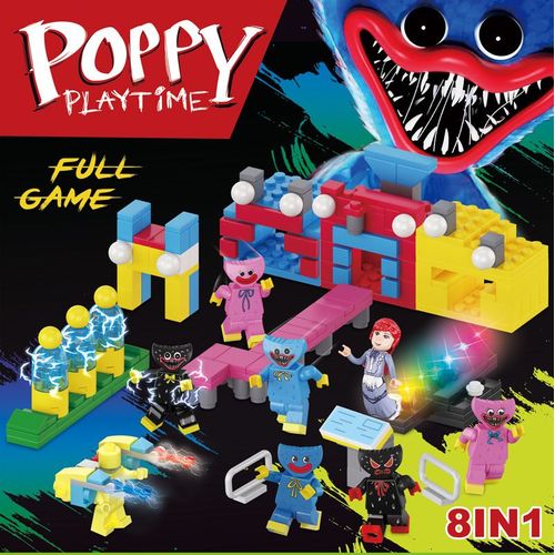 8 Boîtes De Blocs De Construction Poppy's Play Time Toys