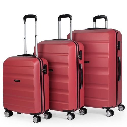 Set De 3 Valises Rigides De Voyage 4 Roues Trolley ABS. Poignée 2 Anses Et Cadenas. Résistantes Et Légères. Petite Moyenne Et Grande. T71600