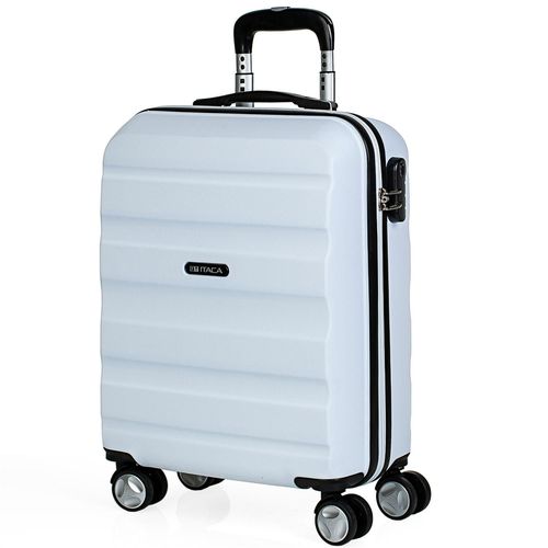 Valise Petite Cabine Rigide 4 Roues Trolley 55 Cm En ABS Texturé. Bagage À Main. Résistant Et Légère. Poignée 2 Anses Et Cadenas. Taille Low Cost Ryanair. T71650