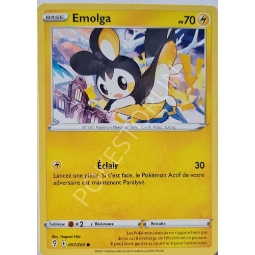 Carte Pokemon - Emolga 057/203