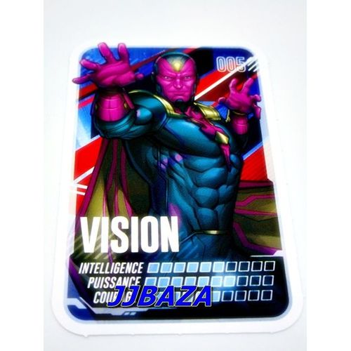 Carte Marvel 005 Vision Pars En Mission Leclerc 2022