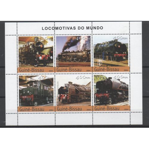 Guinée-Bissau Bloc Locomotives Du Monde