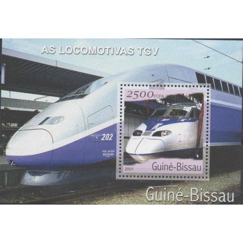 Guinée-Bissau Bloc Locomotive Tgv
