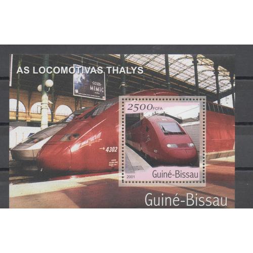 Guinée-Bissau Bloc Locomotive Thalys