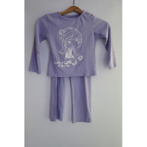 1664:Pyjama Lilas 6 Ans Auchan Ebondy