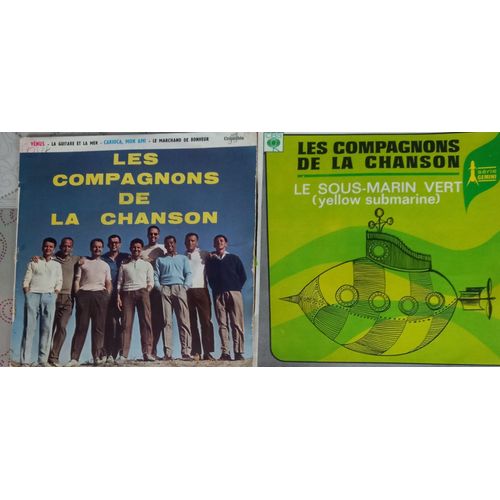 Les Compagnons De La Chanson / 14 X Disques Vynil 45 Tours