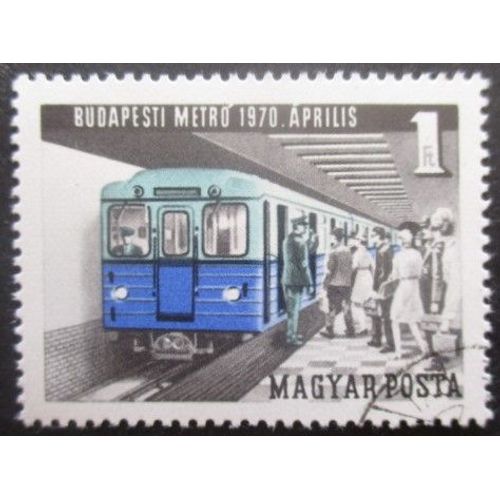 Hongrie N°2094 Métro De Budapest Oblitéré
