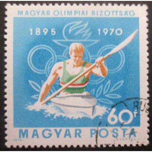 Hongrie N°2121 Kayak Oblitéré