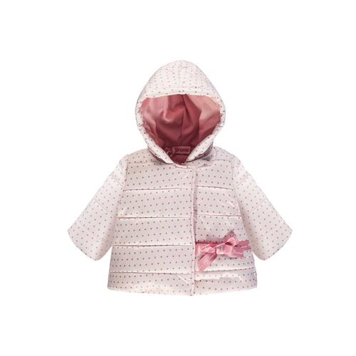 Giubbino Imbottito Rosa Con Cappuccio A Pois Neonata Brums - 12 Mesi