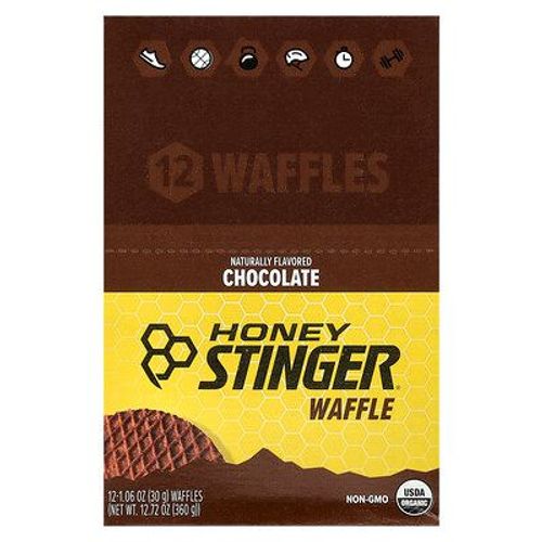 Honeystinger, Gaufre Énergétique, Chocolat, 12 Paquets, 30 G Chacun