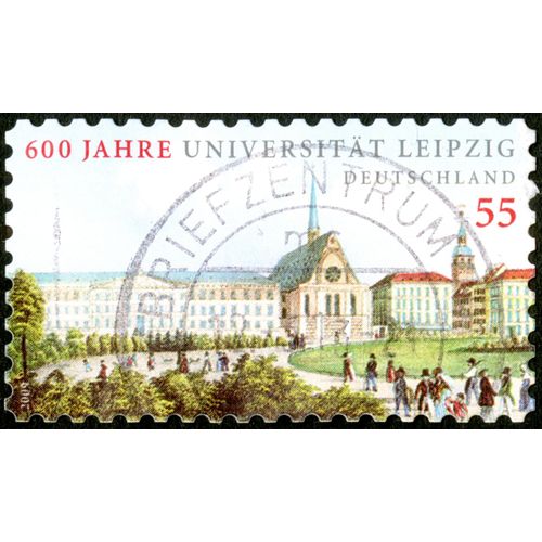 Timbre Oblitéré Deutschland, 600 Jahre Universität Leipzig, 2009, 55