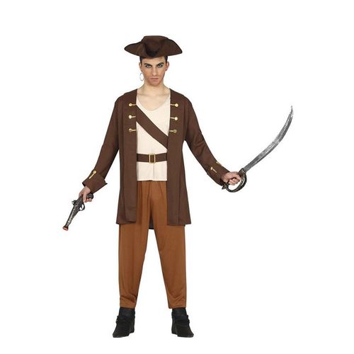 Déguisement Pirate Navigateur Marron Adolescent