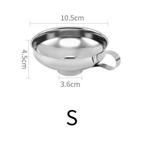 Entonnoir Filtrant En Acier Inoxydable À Large Bouche, Taille S/L, Gadget De Cuisine, Transfert De Liquide, Trémie De Mise En Conserve, Outils De Cuisine