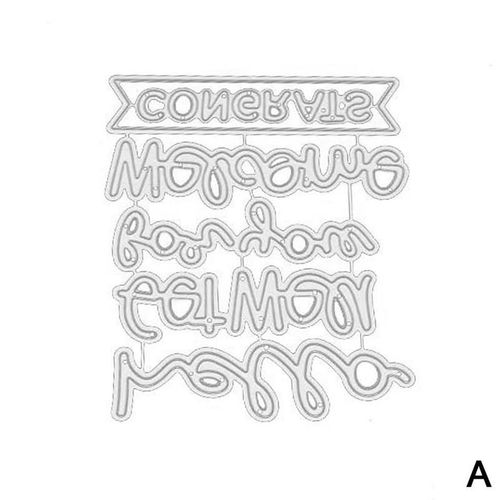 Matrices De Découpe En Métal Alphabet Anglais, Moule De Gaufrage, Scrapbooking Artisanat Bricolage, Lame D'Album, Poinçon En Papier, Couteau, Pochoirs, Moule D2n0