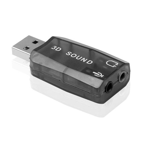 Adaptateur USB 3.5 vers Jack 2.0mm, carte son externe 3D pour casque, PC, PS4, PS5
