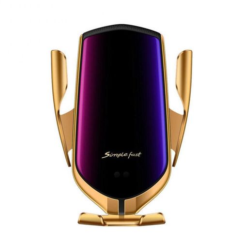 Support De Téléphone De Voiture Avec Chargeur Sans Fil 15w Pour Tous Les Téléphones Mobiles, Connecteur Magnétique, Capteur Infrarouge Usb, Support De Téléphone