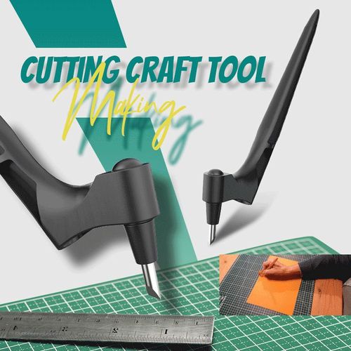 Coupe-Papier Artisanal Rotatif À 360 Degrés, Outil Multifonction Avec 3 Têtes