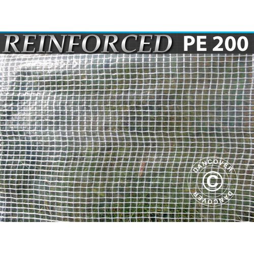 Bâche 8x10m, Maillage Renforcé Pe 200g/M², Transparente