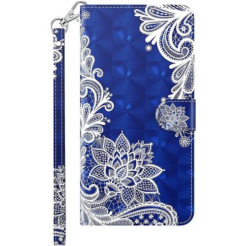 Coque Coque Pour Lg K61 Case, Housse Coque Cuir Etui Avec Motif Dragonne Case Coloré Porte Carte Magnétique Rabat Support Mince Flip Antichoc Wallet Cover Pour Lg K61,Design 4