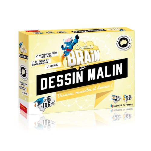 Captain Brain Dessin Malin - Représentation Visio Spatiale - 6+
