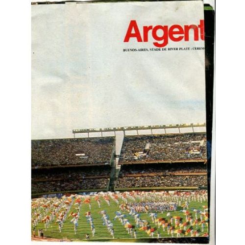 Affiche / Poster - " Argentina 78 " - Onze / R T L - 55 X 85 Cm Environ