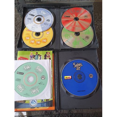 Package ! Jeux Vidéo Pc Les Sims / Sims 2 - 6 Disques