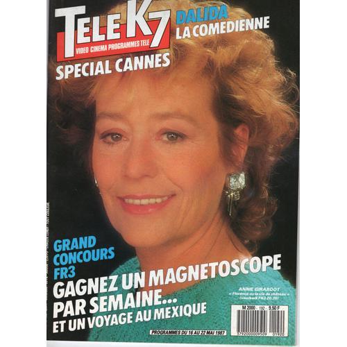 Télé K7 192 - Annie Girardot - Beinex - Dalida ( 2 Pages ) - France Gall - Depardieu - J P Marielle - Georges Delerue - Desgraupes -