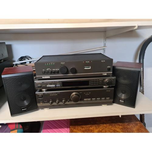 TUNER ET AMPLI TECHNICS ET SUGDEN + ENCEINTE BOSTON