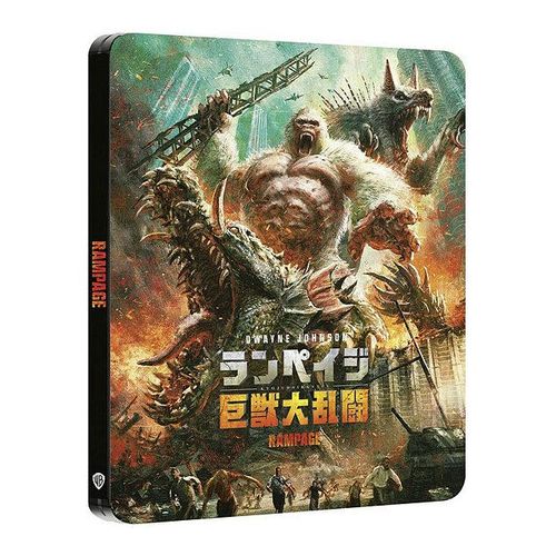 Rampage - Hors De Contrôle - Japanese Steelbook - 4k Ultra Hd + Blu-Ray