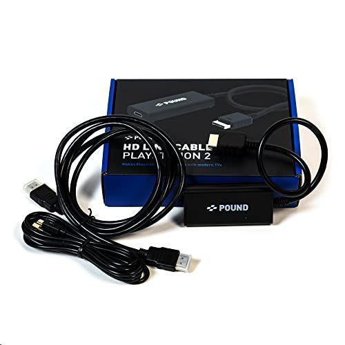 Pound C Ble Adaptateur Hdmi Pour Playstation 2 Compatible Avec Ps1 Et Ps2 C Ble Hdmi Avec Affichage Rgb R Solution 720p Et Cable Micro Usb Pour L Alimentation